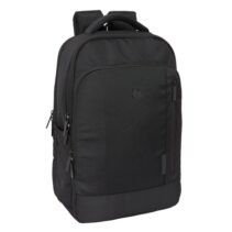 Safta F.C.Barcelona Premium Mochila para Portatil hasta 15.6" - Conector USB - Portabotellas - Tirador Doble - Hombreras Acolchadas - Alojamiento para Gafas - 19.15L - 290x150x440mm - Color Negro