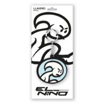 Safta el Niño Life Is Fun Llavero - Ideal Como Regalo - 80x30mm - Color Blanco y Negro