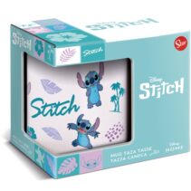 Safta Stitch Leaves Pattern Young Adult Taza Ceramica de 325ml - Multicolor