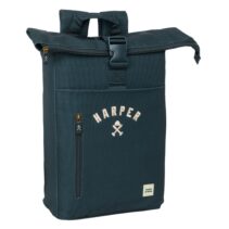 Safta Harper and Neyer Mochila para Portatil hasta 15.6" - Cremallera - Interior Acolchado - Bolsillo Interior - Asa Superior - 280x130x420mm - Color Azul Marino