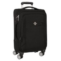 Safta Real Betis Balompie Premium Maleta Trolley de Cabina 20” - Cierre con Candado - Cintas Sujetaequipaje - Asas Superior y Lateral - Protecciones Laterales - 35.7L - 350x200x510mm - Color Negro