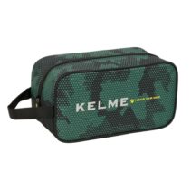 Safta Kelme Camo Zapatillero - Asa Lateral - 6L - Resistente - Organiza el Calzado - 290x140x150mm - Color Verde Camuflaje