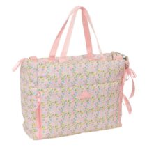 Safta VMB Maletin para Portatil hasta 14.1" - Cremallera - Interior Acolchado - Bolsillos Frontales - Bolsillo Interior - Hombrera Ajustable - Asas de Mano - 28.46L - 400x170x310mm - Color Rosa