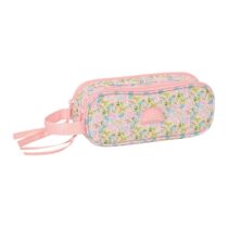Safta VMB Portatodo - 2 Compartimentos con Cremalleras - Asa Lateral - 1L - 210x60x80mm - Color Rosa