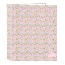 Safta VMB Carpeta con 4 Anillas 40mm - Tapas Duras Forradas - Formato Folio - 270x60x330mm - Color Rosa