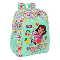 Safta Dora Mochila - Adaptable a Carro - Portabotellas - Doble Tirador en Cremallera - Hombreras Ergonomicas Acolchadas - Asa de Mano Superior - 15L - 320x120x380mm - Color Menta