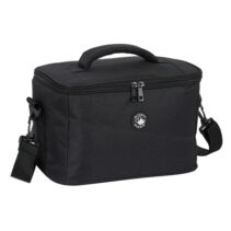 Safta Mickey Bolsa Isotermica Porta Alimentos 9.2L - Cremallera - Asa Acolchada - Bandolera Ajustable - Repelente al Agua - Asa Superior - 290x180x190mm - Color Negro