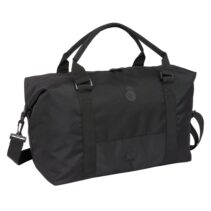 Safta Real Madrid Premium Bolsa de Deporte - Bandolera Ajustable - Cierre de Iman - Interior Forrado - Cremalleras Bidireccionales - Asa Forrada - 43.35L - 500x220x290mm - Color Negro