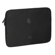 Safta Real Madrid Premium Funda para Portatil hasta 15.6" - Alojamiento Acolchado - 3.8L - 395x35x275mm - Color Negro
