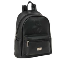 Safta Spider-Man Mini Mochila - Cremallera - Bolsillo Frontal - Bolsillo Lateral - Interior Forrado - Hombreras Ajustables - Asa Superior - 9L - 240x120x280mm - Color Negro