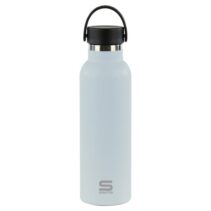 Safta Botella Termo de 600ml - Acero Inoxidable - Base de Silicona Antideslizante - Asa Superior - Color Azul Claro