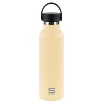 Safta Botella Termo de 600ml - Acero Inoxidable - Asa Superior - Color Arena