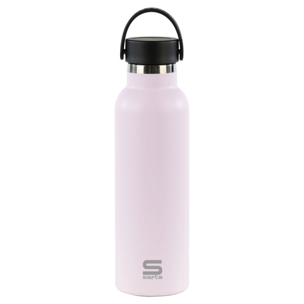 Safta Botella Termo de 600ml - Acero Inoxidable - Asa Superior - Color Violeta