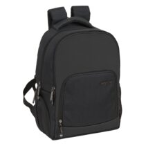 Safta Business Mochila para Portatil hasta 14.1" - Interior Acolchado - Bolsillo para Tablet - Conector USB - Portabotellas - Bolsillo Frontal - Tirador Doble - 18.8L - 280x160x420mm - Color Negro