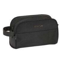 Safta Business Neceser de 3.6L - Cremallera - Asa Lateral - Adapatable a Carro - Interior Forrado - 240x100x150mm - Color Negro