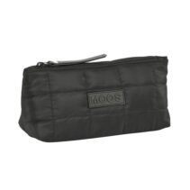 Safta Moos Capsula Neceser Compacto de 2L - Cremallera - Cuadradro - Acolchado - 230x80x120mm - Color Negro