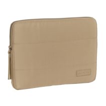 Safta Moos Capsula Camel Funda para Portatil hasta 14" - Alojamiento Acolchado - 1.7L - Proteccion contra Golpes - 340x20x250mm - Color Arena