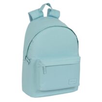 Safta Basic Mochila para Portatil hasta 14.1" - Bolsillo para Tablet - Organizador de Objetos - Doble Tirador - Hombreras Ergonomicas - Asa Superior - 20L - 310x160x410mm - Color Turquesa