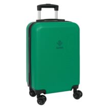Safta Real Betis Balompie Maleta Trolley de Cabina 20” - Cierre con Candado - Interior Forrado - Bolsillo de Red - Ruedas 360º - Asa Extensible - Material ABS y PC - 40.1 L - 345x200x550mm - Color Verde