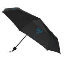 Safta Blackfit8 California Paraguas Manual de 98cm - 8 Paneles - Asa y Punta de PVC - Poliester - Nervios de Acero de 8mm - Cordon - Color Negro