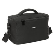 Safta Bolsa Isotermica Porta Alimentos 9.2L - Repelente al Agua - Asa Acolchada - Bandolera Ajustable - Repelente al Agua - Asa Superior - 290x180x190mm - Color Negro