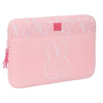 Safta Miffy Flores Funda para Portatil hasta 15.6" - Alojamiento Acolchado - 3.8L - 395x35x275mm - Color Rosa