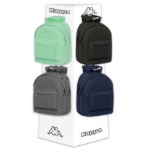 Safta Kappa Basics Expositor con 8 Ganchos para Mochilas - Carton Reciclado - 420x420x1600mm - Colores Surtidos