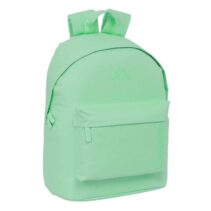 Safta Kappa Basics Mochila para Portatil hasta 14.1" - Bolsillo para Tablet - Tirador Doble - Hombreras Ergonomicas - Espalda Transpirable - 20L - 310x160x410mm - Color Menta