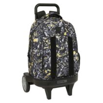 Safta Graffiti Splash Mochila con Carro - Extraible - Bolsillo Frontal - Portabotellas - Tirador Doble - Hombreras Acolchadas - Tarjeta ID - Ruedas Antivibracion - 330x220x450mm - Multicolor