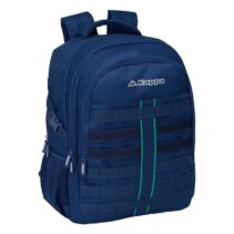 Safta Kappa Marino Mochila para Portatil hasta 15.6" - Bolsillo Antirrobo - Ergonomica - Cinta para Maleta - 23.46L - 340x150x460mm - Color Azul Marino