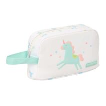 Safta Unicornio Portadesayunos Termico de 1.7L - Interior Forrado en Aluminio - 215x65x120mm - Color Blanco