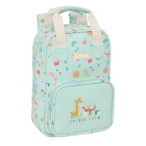 Safta Pandi Mochila Infantil - Bolsillo Frontal - Tarjeta ID - Hombreras Acolchadas - Asa Forrada - 4.5L - 200x80x280mm - Color Menta