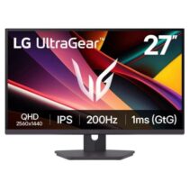 LG UltraGear Monitor 27" IPS QHD 200Hz HDR400 FreeSync Premium - Respuesta 1ms - Ajustable en Altura