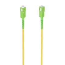 Aisens Cable Fibra Optica Latiguillo G657A2 3.0 9/125 SMF Simplex CPR Dca LSZH - SC/APC-SC/APC - 10M - Color Amarillo