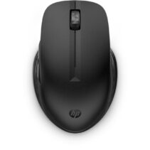 HP 435 Raton Inalambrico Multi‑Dispositivo 2.4GHz + Bluetooth 5.2 - Sensor Optico Multi‑Superficie 4000 DPI - 5 Botones (4 Programables) - Cambio entre 2 Equipos y Flujo entre Sistemas - Autonomia hasta 24 Meses - Color Negro