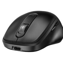 HP 515 Raton Inalambrico Recargable Ultra‑Rapido - Sensor Multi‑Superficie 4000 DPI - 5 Botones - Conexion 2.4GHz via Dongle USB‑A - USB‑C para Carga - Diseño Ambidiestro - Color Negro
