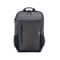 HP Travel Mochila Expandible para Portatil 15.6" 18‑21L - Resistente al Agua - Compartimento Acolchado - Multiples Bolsillos y Accesos Rapidos - Pasador para Trolley - Color Gris