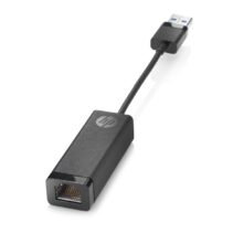 HP Adaptador USB 3.0 a Gigabit RJ45 G2 - USB‑A a Ethernet 10/100/1000 - Conectividad de Red Estable - Plug & Play - Diseño Compacto y Portatil - Color Negro