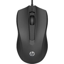 HP 105 Raton USB- Sensor Optico 1600 DPI - Diseño Ambidiestro Ergonomico - 3 Botones con Rueda de Desplazamiento - Ligero y Duradero - Color Negro