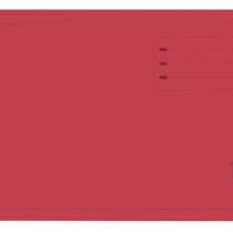 Gio By Elba Subcarpeta con Bolsa y Solapa Folio Rojo - Resistente Cartulina de 320gr - Bolsa y Solapa para Mayor Proteccion - Tamaño Folio para Documentos Importantes