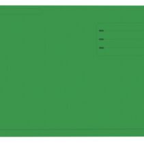 Gio By Elba Subcarpeta con Bolsa y Solapa Folio Verde - Resistente Cartulina de 320gr - Bolsa y Solapa para Mayor Proteccion - Tamaño Folio para Documentos Importantes