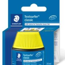 Staedtler Bote de Tinta para Recarga Marcador Textsurfer 364 - Capacidad 30ml - Color Amarillo
