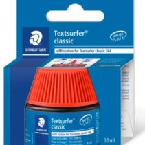 Staedtler Bote de Tinta para Recarga Marcador Textsurfer 364 - Capacidad 30ml - Color Rojo