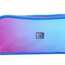 Oxford Gradient Estuche Portatodo - 3 Cremalleras - Asa Lateral - Fabricado en Material Reciclado - Color Mystic Blue
