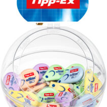 Tipp-Ex Mini Pocket Mouse Pastel Expositor con 40 Cintas Correctoras 5mm x 6m - Resistente - Escritura Instantanea