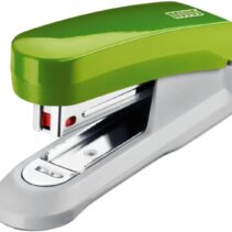 Novus Evolution E15 Fresh Grapadora de Sobremesa - Hasta 15 Hojas - Grapado Cerrado y Clavado - Incluye 200 Grapas Nº10 - Color Verde/Gris