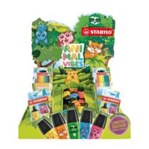 Stabilo Animal Vibes Expositor de Sobremesa con 30 Boss Mini Piezas Sueltas