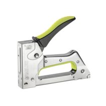 Miles TS4002 Clavadora/Grapadora Metalica - Para Grapas 6-10mm - Facil Carga con Indicador - Ergonomica - Color Cromado