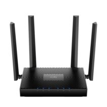 Cudy BE5000 Router WiFi 7 2.5G - Servidor y Cliente VPN - Ethernet 1Gbps - Soporta hasta 200 Dispositivos - Control en la Nube con App - Doble Banda hasta 5Gbps - 183.3x109x38mm - Color Negro
