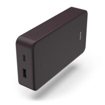 Hama Colour 20 Bateria Externa Powerbank 20000mAh - Polimero de Litio - USB-C - USB-A - Carga Rapida - Indicador LED de Carga - 2 Conexiones de Salida - 26.4x130x70mm - Color Purpura Oscuro